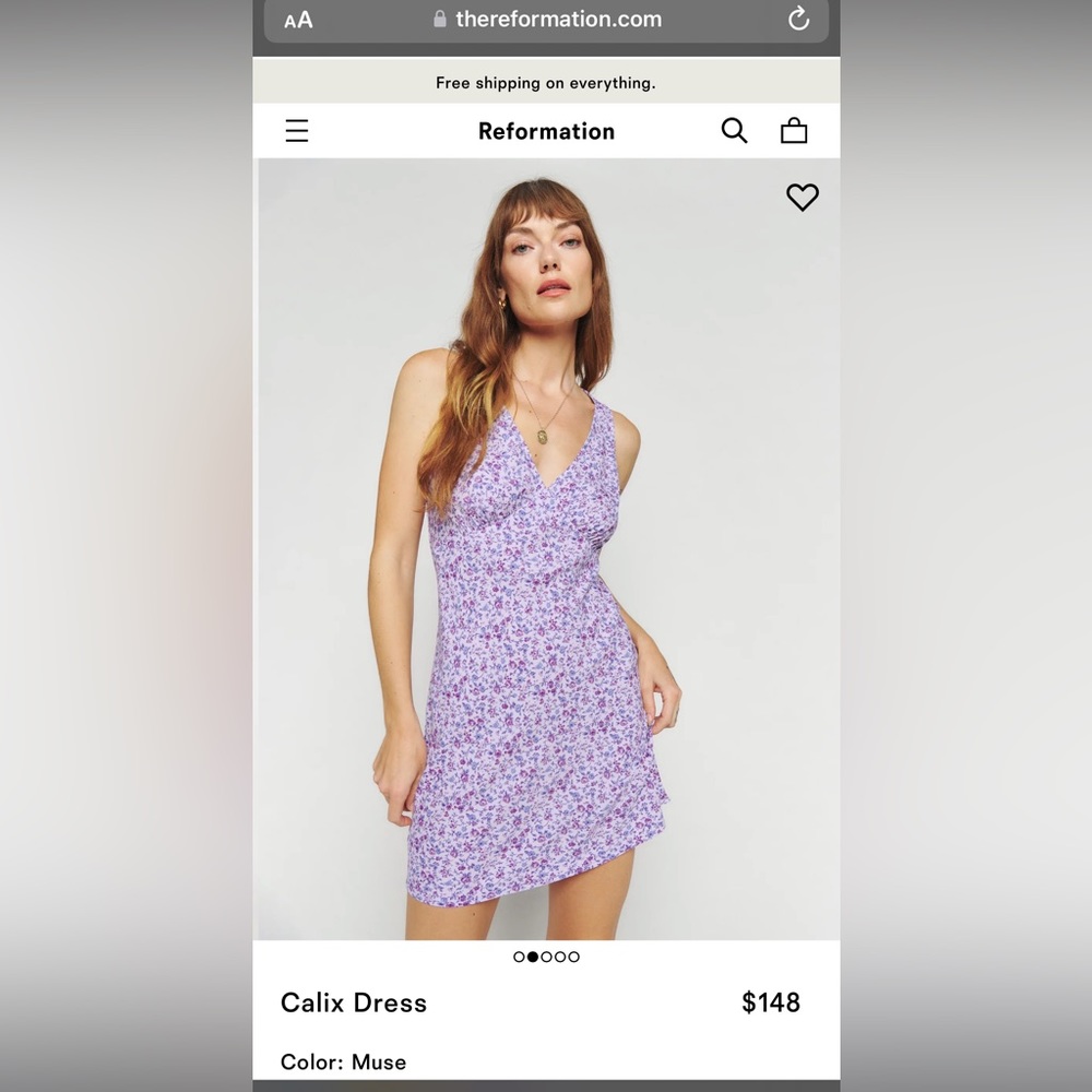 Reformation Calix dress